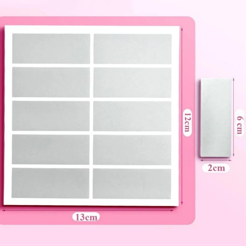 100/200 قطعة ملصقات بطاقة الصفر خدش أداة تسميات مفاجأة ذاتية اللصق اوراق الملاحظات مستطيلة لتقوم بها بنفسك هدية الزينة