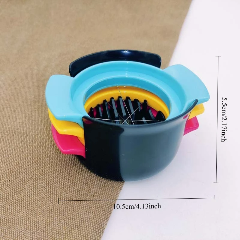 Egg Cutter Three In One FancyEgg Cutter Stainless SteelEgg Goose Egg Fruit Bean Curd GlassEgg Century Egg Slicer