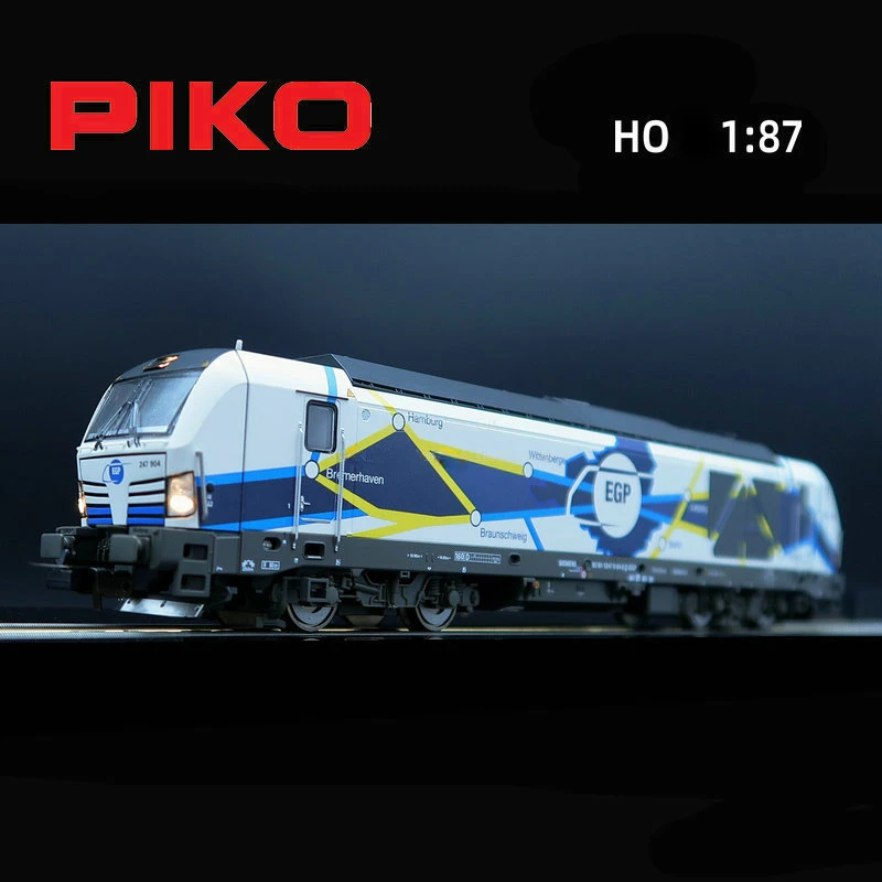 HO 1/87 Train Model German PIKO 59121 BR247 Internal Combustion Digital Sound Effect (DCC) Rail Car Toy