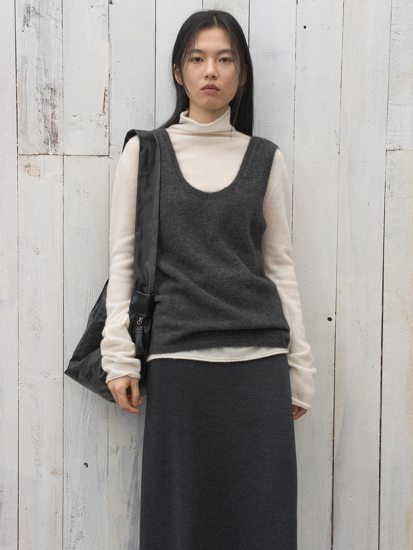 

Urelax Cloud Softn Ultra Fine Alpaca Wool Blend Knitted Vest Versatile U Ne Layering Sle Soft Casual Commute Faion