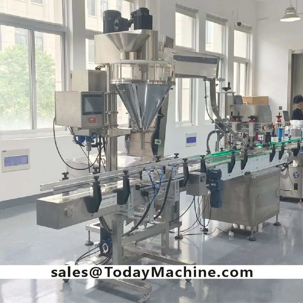 Hot Selling 500ml Capacity Milk Protein Powder Machine Low Price Whey Auger Filler for Spice Seasoning for Pouch Barrel Motor
