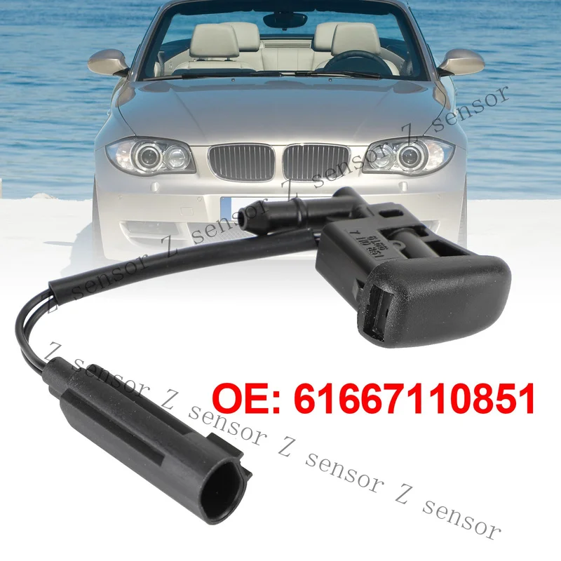 RRR+ Windshield Wiper Nozzle Spray Heated for BMW 1 Z4 X5 E53 E81 61667110851 T9 Y