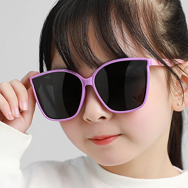 

Classic Polarized Sunglasses Fashion Trend Square Frame Computer Goggles Children Sunglasses UV400 Protection Shades Eyewear