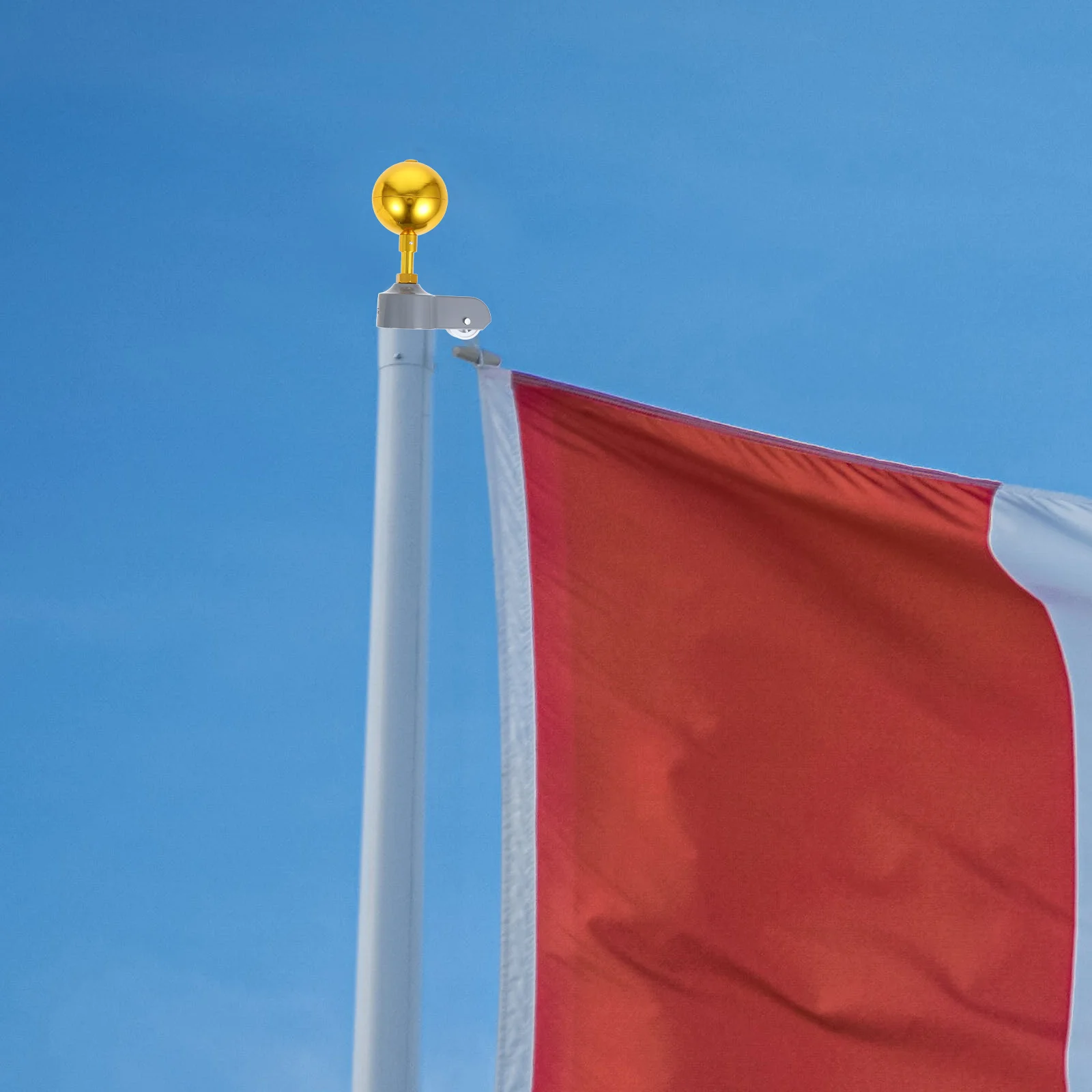 

1Set Flagpole Toppers Metal Pulley System Easy Install for All Scenes Flags Flag Pole Topper Flag Pole Pulley Flagpole Cap