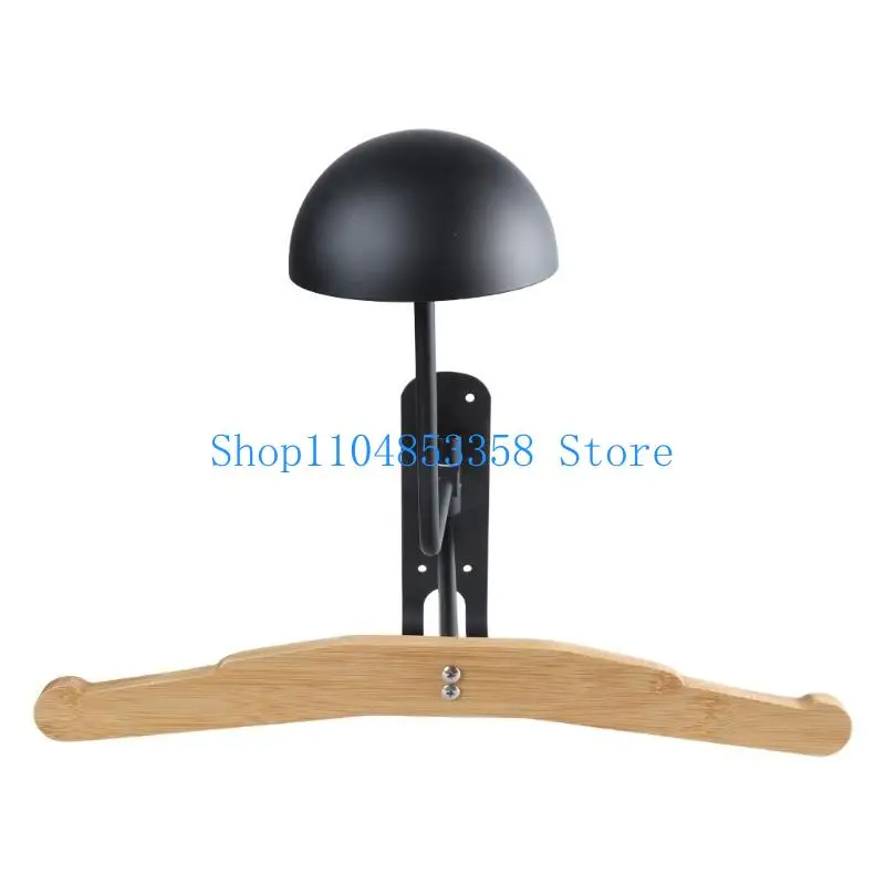 652F Wall Mount Motorbike Bike Helmets Rack Holder Hook Hanger Stand Display Hook