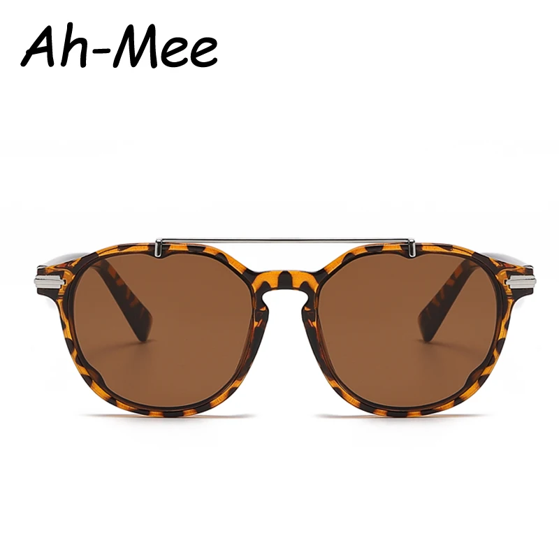 Hiking Fashion Round Anti Light Glasses Women Luxury Brand Designer Double Beam Glasses Men UV400 Black Shades Eyeglasses
