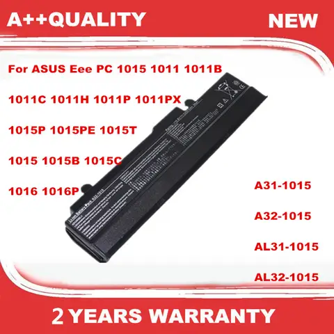Laptop Battery For ASUS Eee PC 1015 1011 1011B 1011C 1011H 1011P 1011PX 1015 1015B 1015C 1015P 1015PE 1015T 1016 1016P