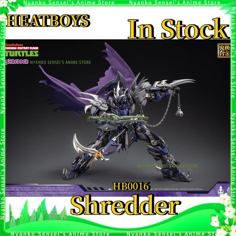 

В наличии HEATBOYS Черепашки Ниндзя Шредер Китайский Меха Модель Комплект Фигурка Модель Игрушка Кукла Подарок Коллекционная