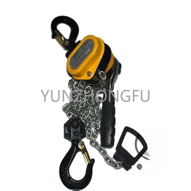 Portable Manual Lever Block Lifting Hand-cranked Gourd 0.25/0.5 Ton 1.5/3Meter Mini Hand Chain Hoist Hook Mount Capacity Lift