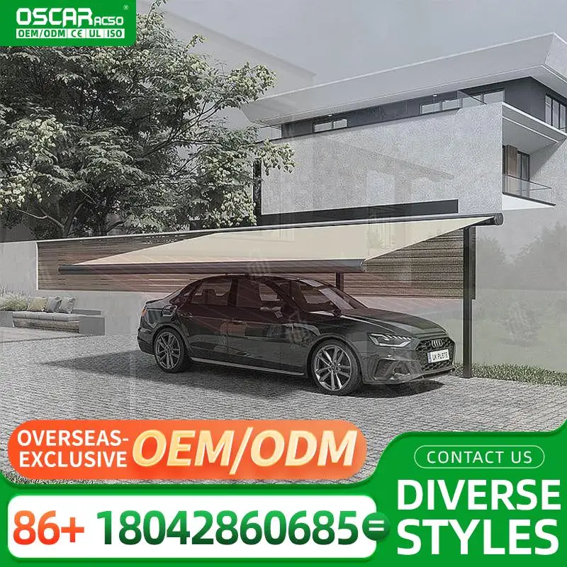 

Wholesale Motorized Retractable Outdoor Awning Modern Customized Sunshade for Patio Balcony Garden Retractable Awning