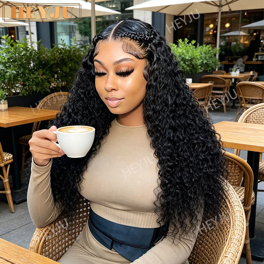 

HD Lace Wig 13x6 Human Hair Water Wave Lace Wig Curly Wigs For Woman Vietnamese Raw Hair 250 Density Deep Wave Lace Frontal Wig