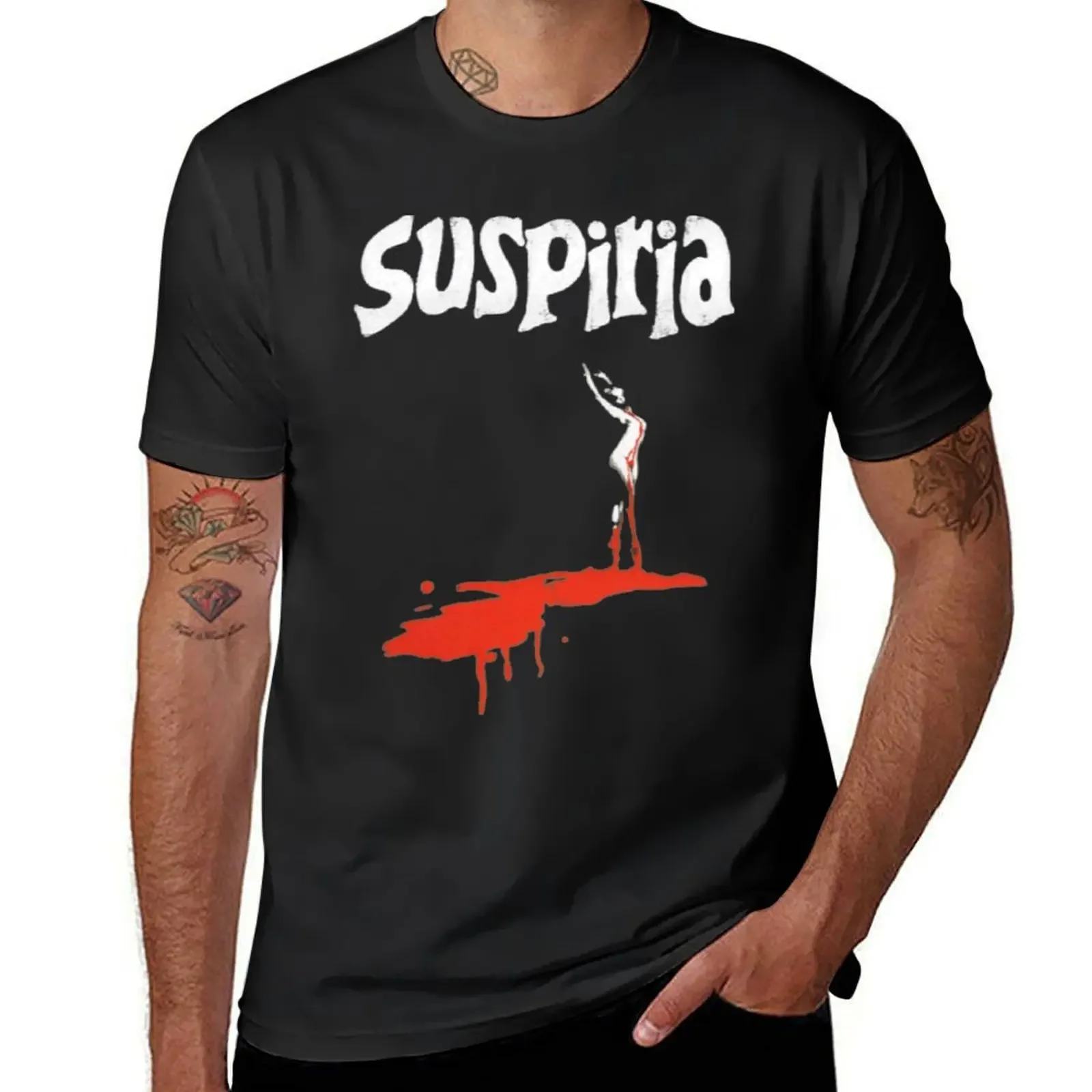 

Suspiria T-Shirt sublime animal prinfor boys vintage summer clothes t shirts for men cotton