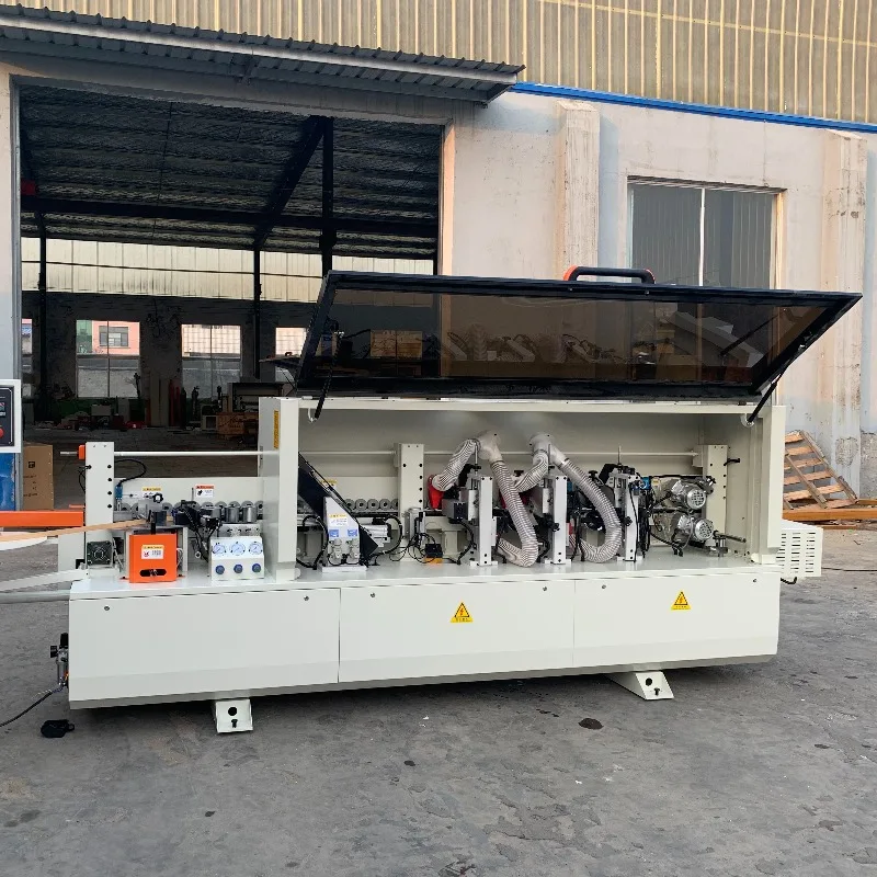 Fully Automatic Wood Edge Banding Machine 45 Degree Corner Trimmer With Polishing Attachment Tool