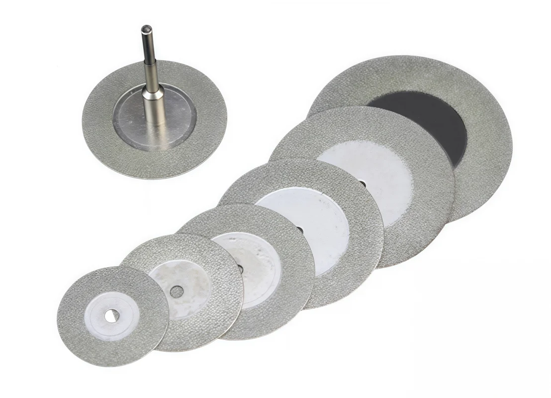 Jrealmer 10pcs/bag 16-60mmm Diamond Cutting Discs For Rotary Tool Dremel Stone Blade