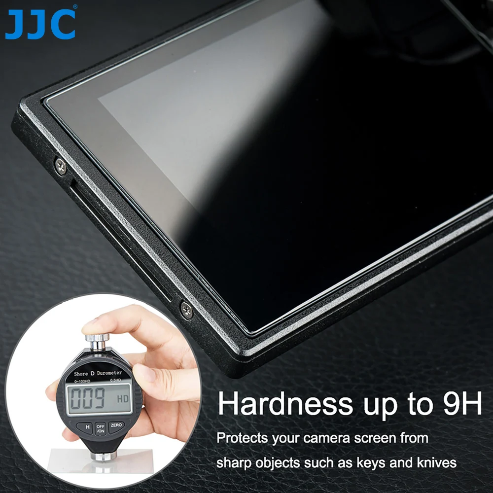 JJC R5 R5C Tempered Glass 0.3mm Ultra Thin Screen Protector Anti-scratch 2.5D LCD Screen Cover for Canon EOS R3 R5 Mark IIR1