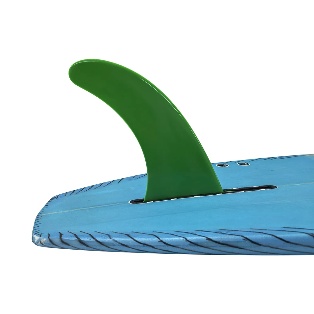 Plastic Single Fin, SUP Surfboard Paddleboard Central Fin 6.5-10 Inch Multiple Colors, Surfing Accessories