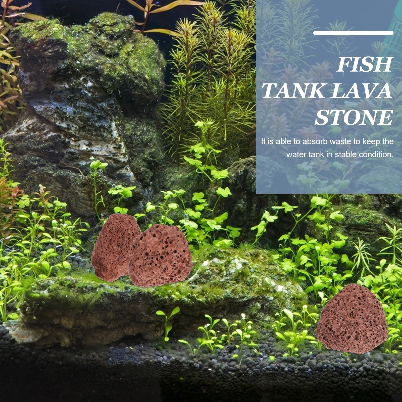 

1 Bag Volcanic Rock Substrate For Aquarium Fish Tank Filter Media Lava Stone Decor Gravel Fish Tank Stone Aquarium Filter