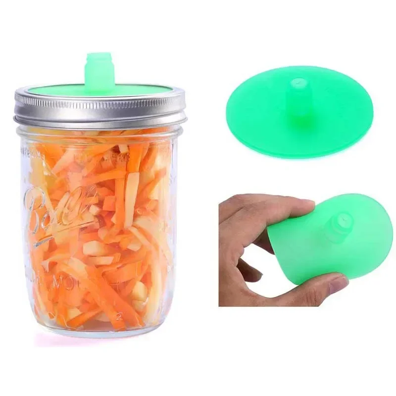 Mason Bottle Fermentation Filling Silica Gel Fermentation Cover Kimchi Canned Cover Sealed Fermentation