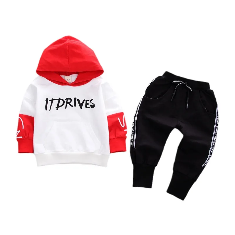 

New Spring Autumn Baby Girl Clothes Kids Outfits Children Boys Hoodies Pants 2Pcs/Sets Toddler Casual Costume Infant Tracksuits