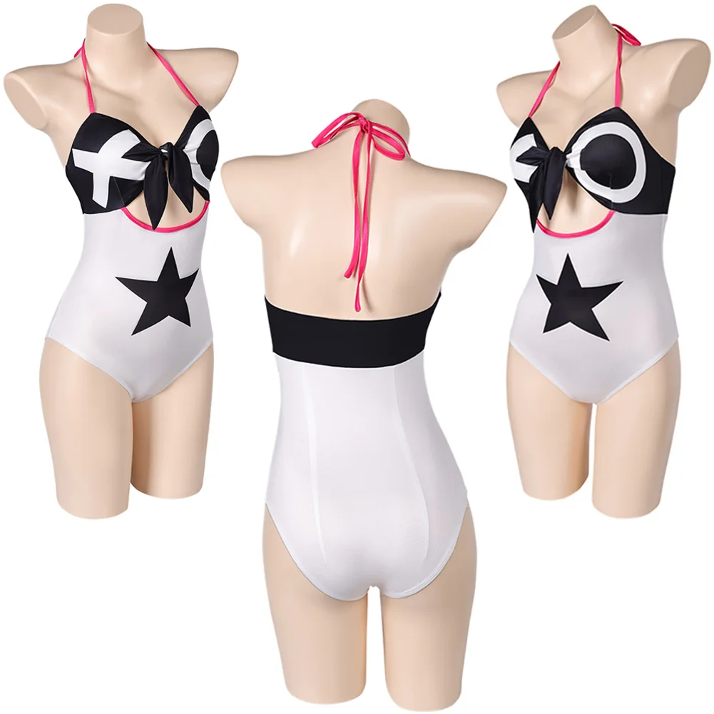 Disguise Verosika Cosplay Sexy Swimsuits Beach Wear Anime Cartoon Hotel Costume Women Role Play Fancy Dress Up Party Cloth