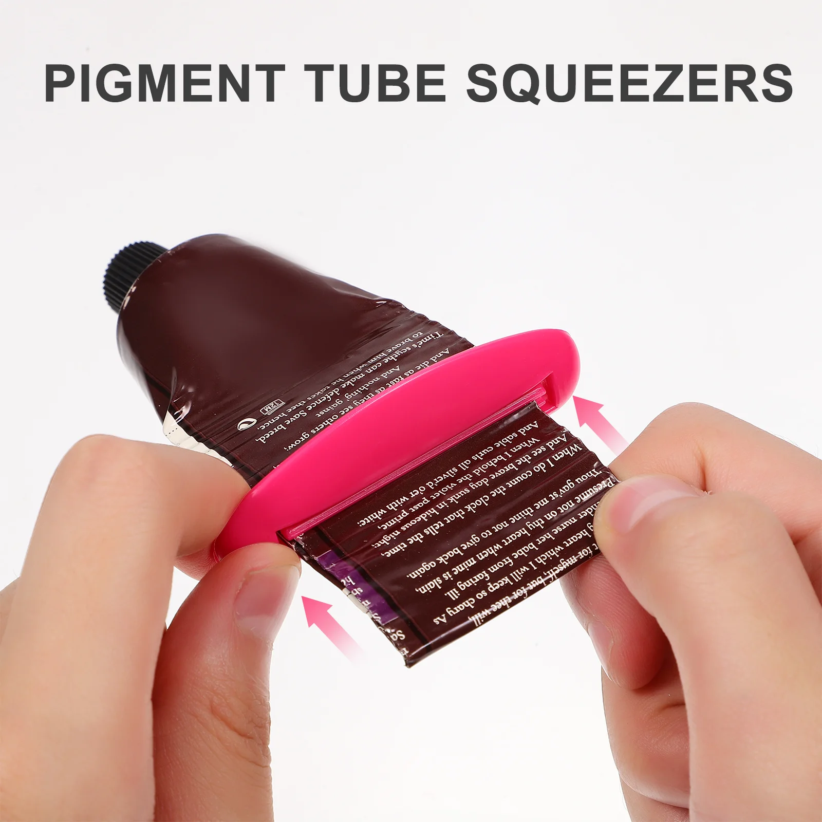 

18pcs Toothpaste Tube Durable Plastic Tool For Bathroom Use Tube Squeezer Tool Pigment Cream Dye Squeezer