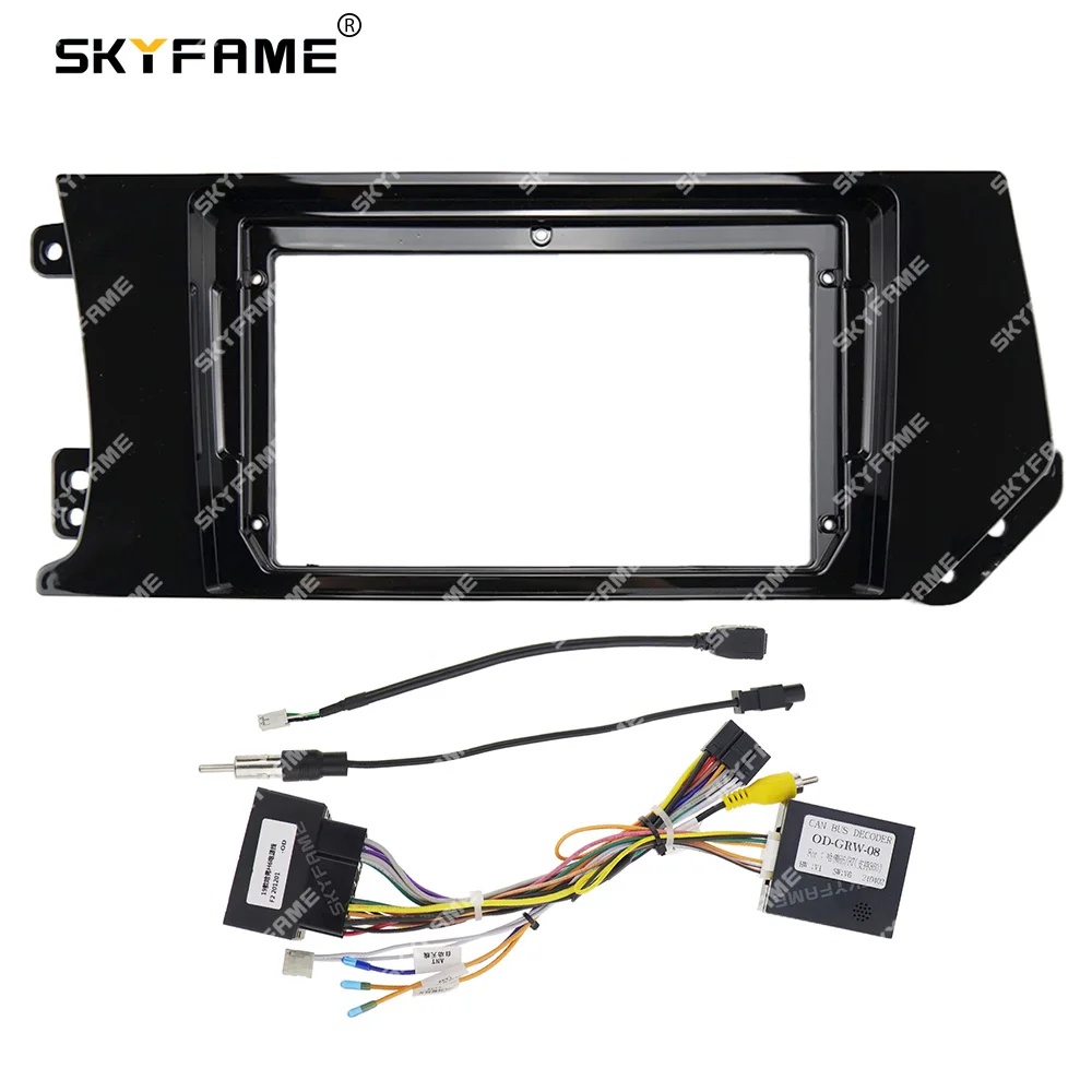 SKYFAME Adattatore per fascia per telaio auto Decodificatore Canbus Box Kit pannello di montaggio per cruscotto radio Android per Great Wall Haval F7