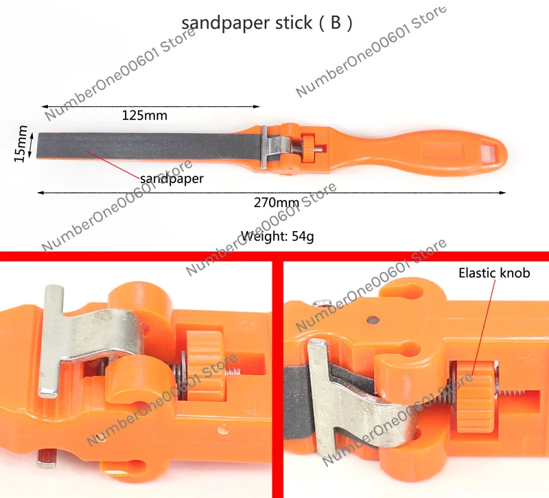 Sandpaper Ruler Sandpaper Polished Rod Jewelry Polishing Tools Abrasive Buffing Tool Accessories