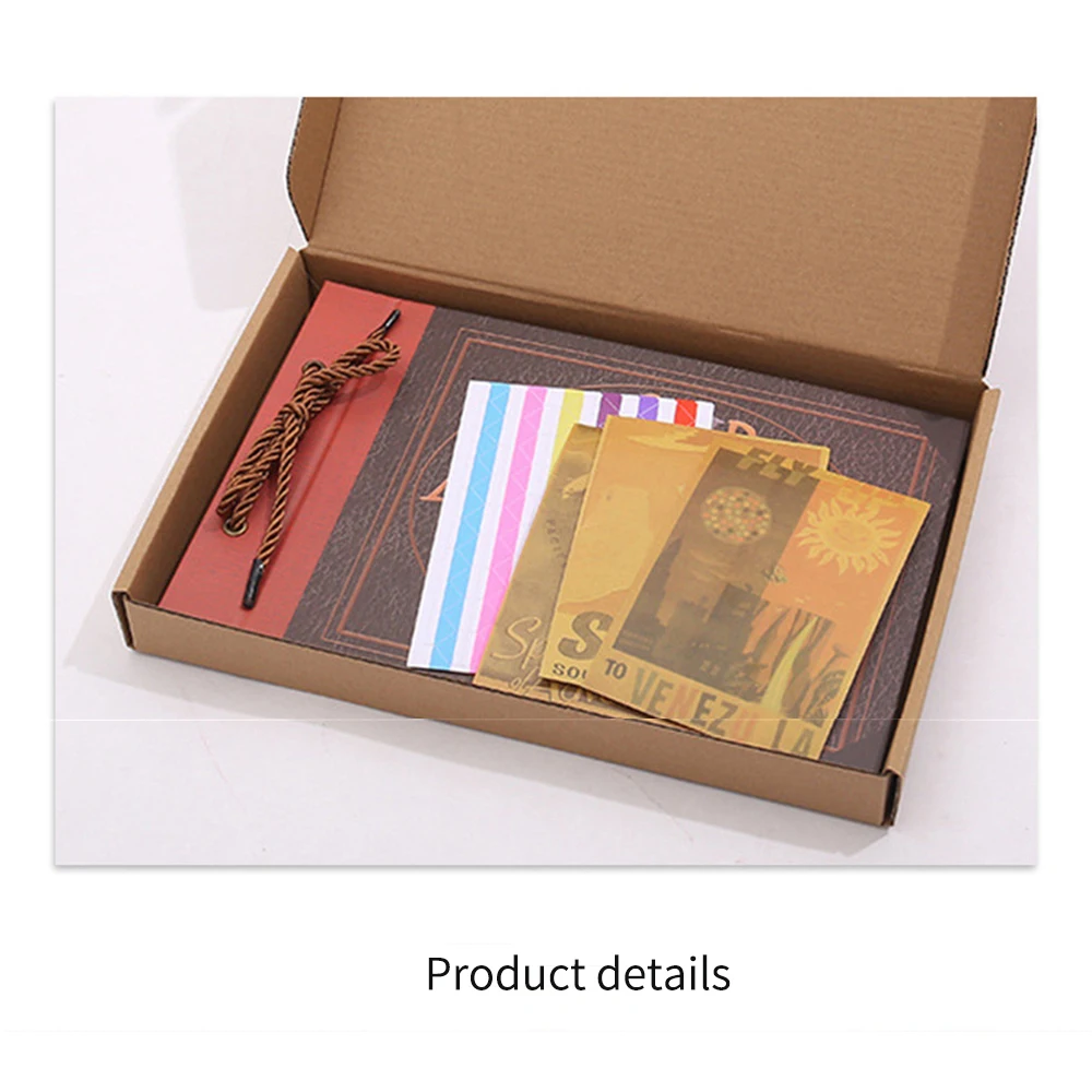Álbum Fotográfico Estilo Retro, Memory Gift, Exquisite Adventure Book, Resistente, Memory Gift, 2919cm, Requintado, Novo, 40 páginas