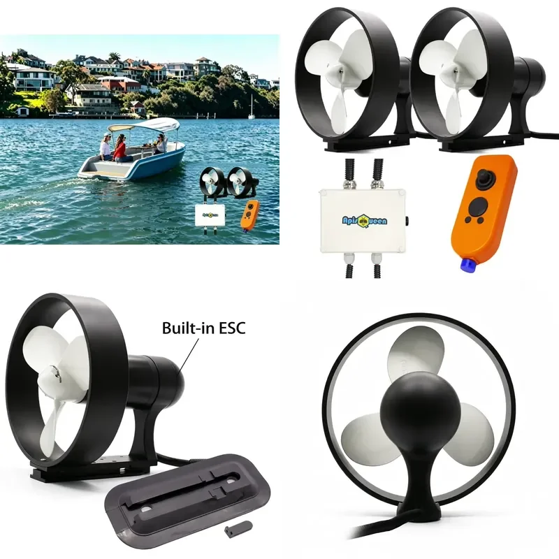 High Performance U35 Brushless DC Motor for Underwater Unmanned Surface Vehicle DIY Drones Inflatable Watercraft Play