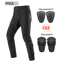 WOSAWE Motorcycle Pants Riding Men Downhill Pants Summer Breathable Trousers With CE Protection Armor Wearing Gears Accessories
