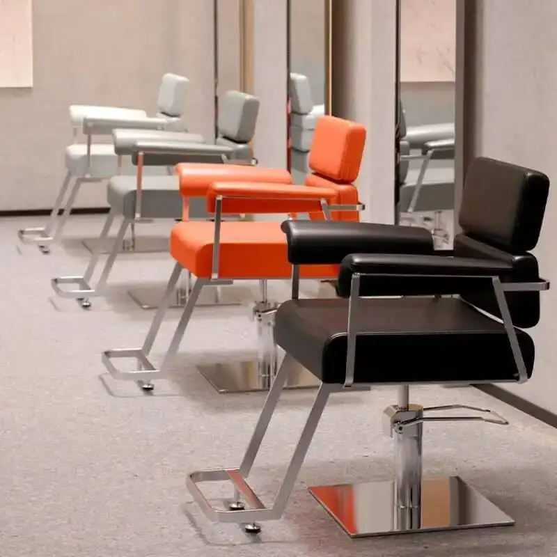 

Stool Rotation Pedicure Chair Lifting and Lowering Manicurist Barber Chair Salon Shop Cadeira De Barbeiro 의자 Salon Furniture AA