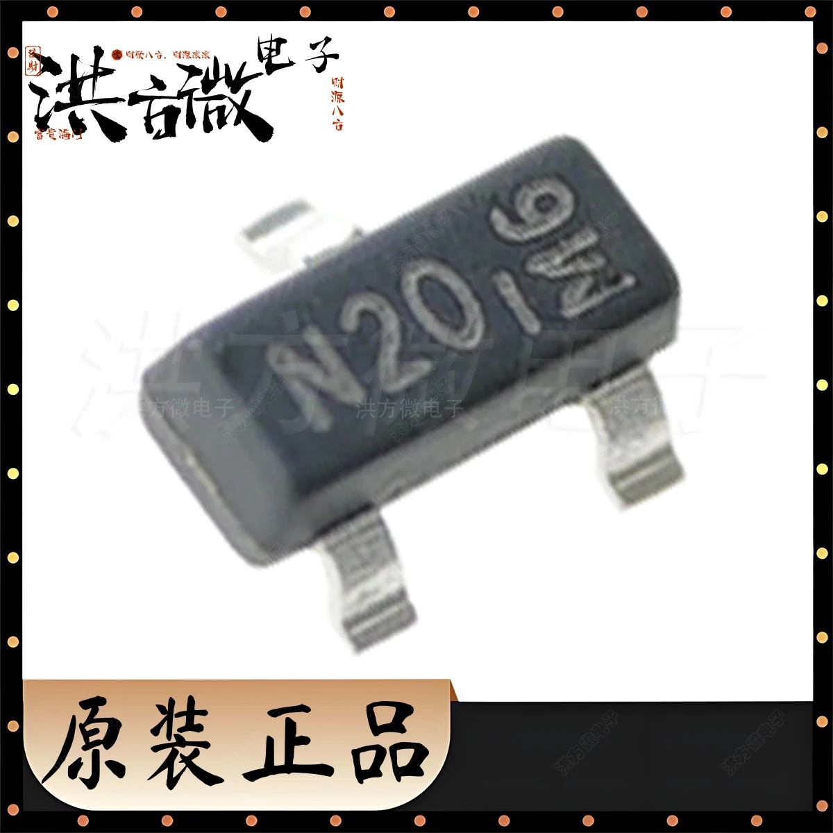 BSN20 Marking N20 SOT-23-3 NEW Original Field Effect Tube (MOSFET) 600mW 50V 500mA 1 N-Channel 0.5A N-CH 50V 500MA SOT23 MOSFETs