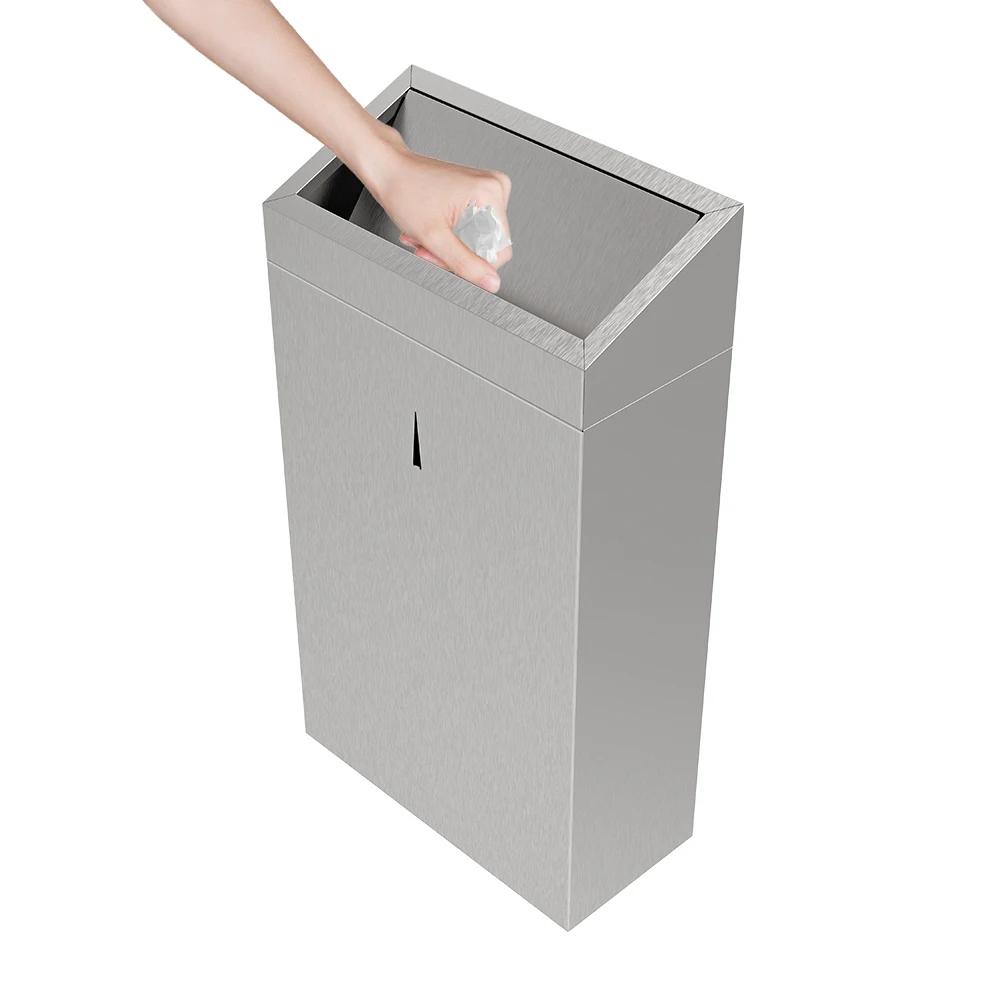 Surface treatment of iron plating separable toilet waste bin