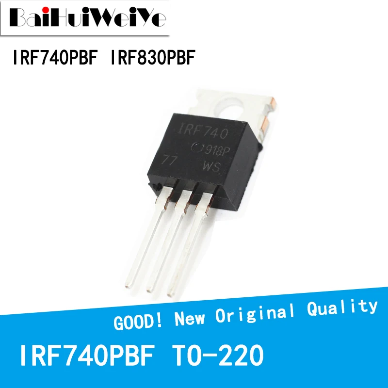 10PCS/LOT IRF610PBF IRF630PBF IRF640PBF IRF710PBF IRF720PBF IRF730PBF IRF830PBF IRF840PBF MOSFET TO-220 New Good Quality Chipset