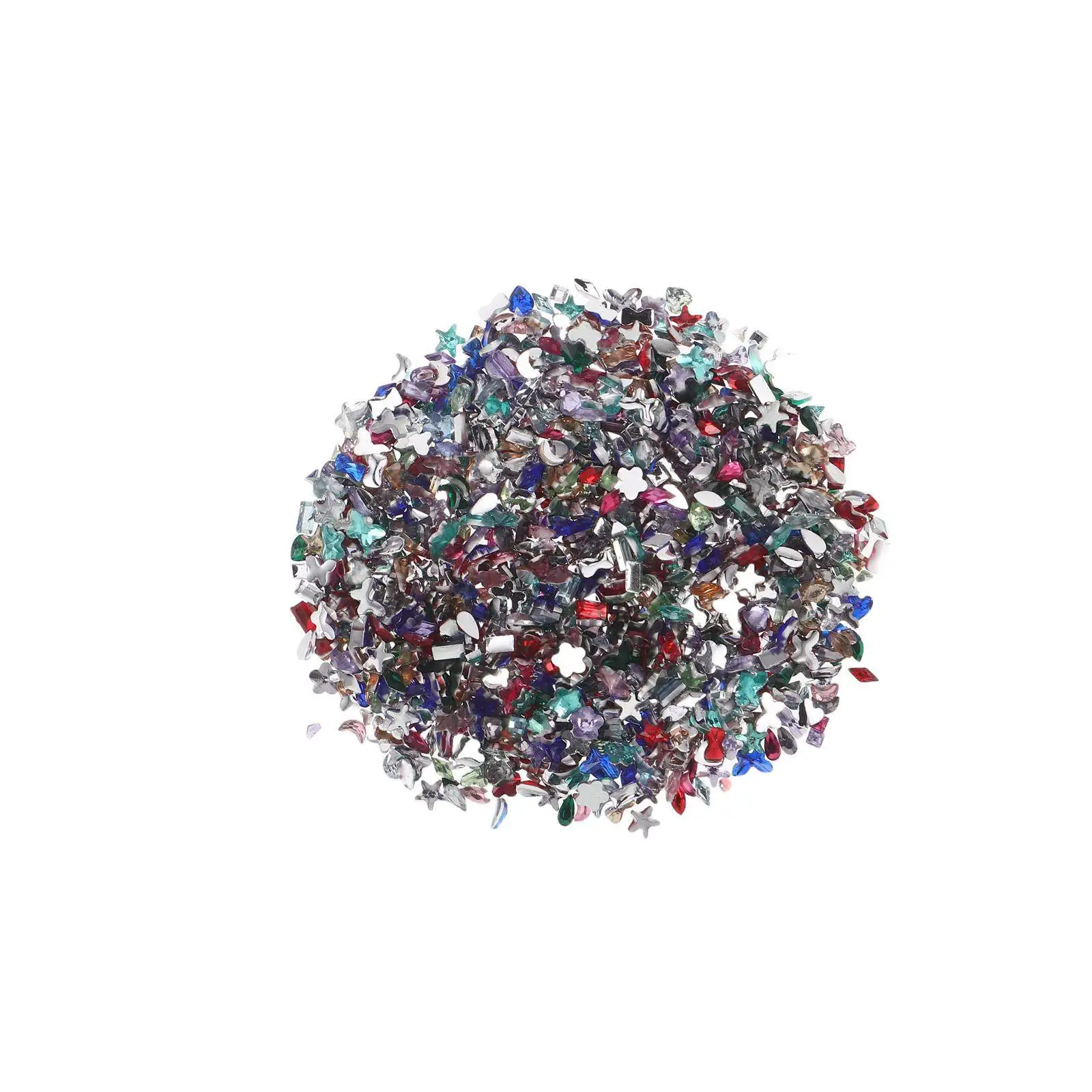 

2000Pcs Colorful Flat Back Mini Rhinestones Nail Art Charms Tiny Multicolor Gems Rhinestones for Nails Nail Decorations