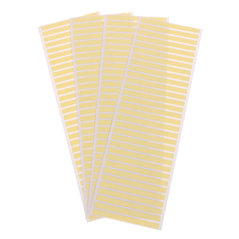4 Pages Double Sided Adhesive Strip Tape Stickers For Fixing Watch Dial And Movement Repair For Watchmakers Watch Accessories