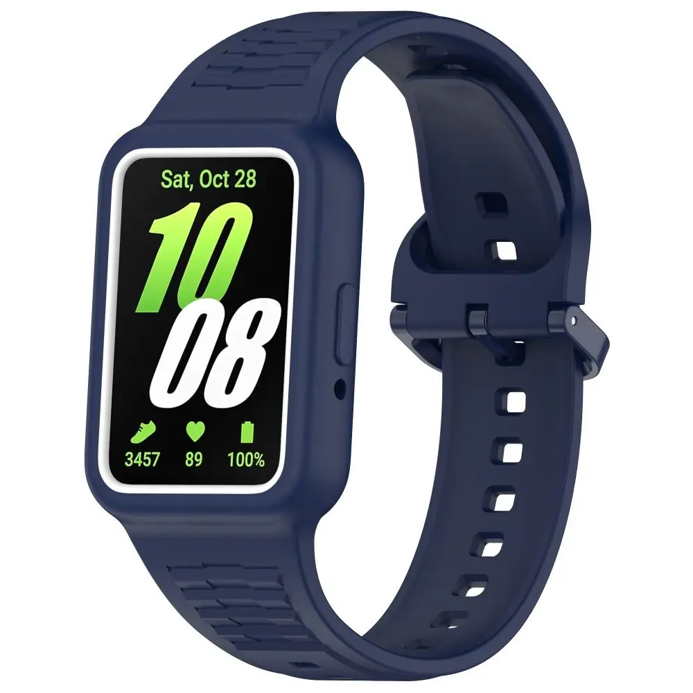 Replacement Case+Strap Bracelet Silicone Silicone Watch Strap Smart Watch Accessories for Samsung Galaxy Fit3/Huawei Band 9/8