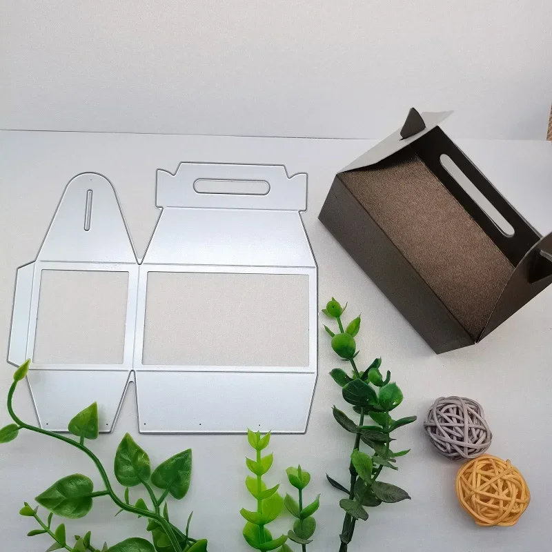 New Folding Box Carbon Steel Cutting Dies Craft Creative Scrapbook Stamps Embossing Paper 15*13cm 1pcs