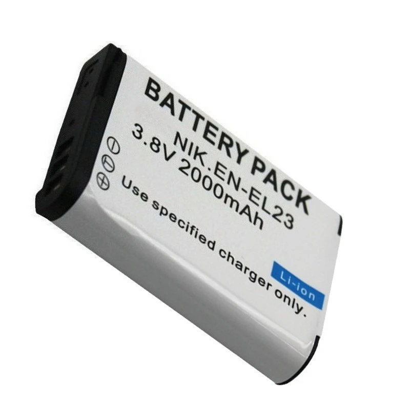 

2PCS/LOT EN-EL23 EN EL23 Battery and LCD Charger for Nikon Coolpix B700 P610s P600 P900s S810c P610 P900