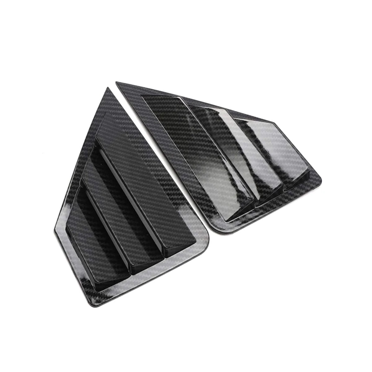 Rear Side Louvers Rear Seat Window Side Vent Triangular Louvers Automobile for Toyota C-HR CHR 2016-2020