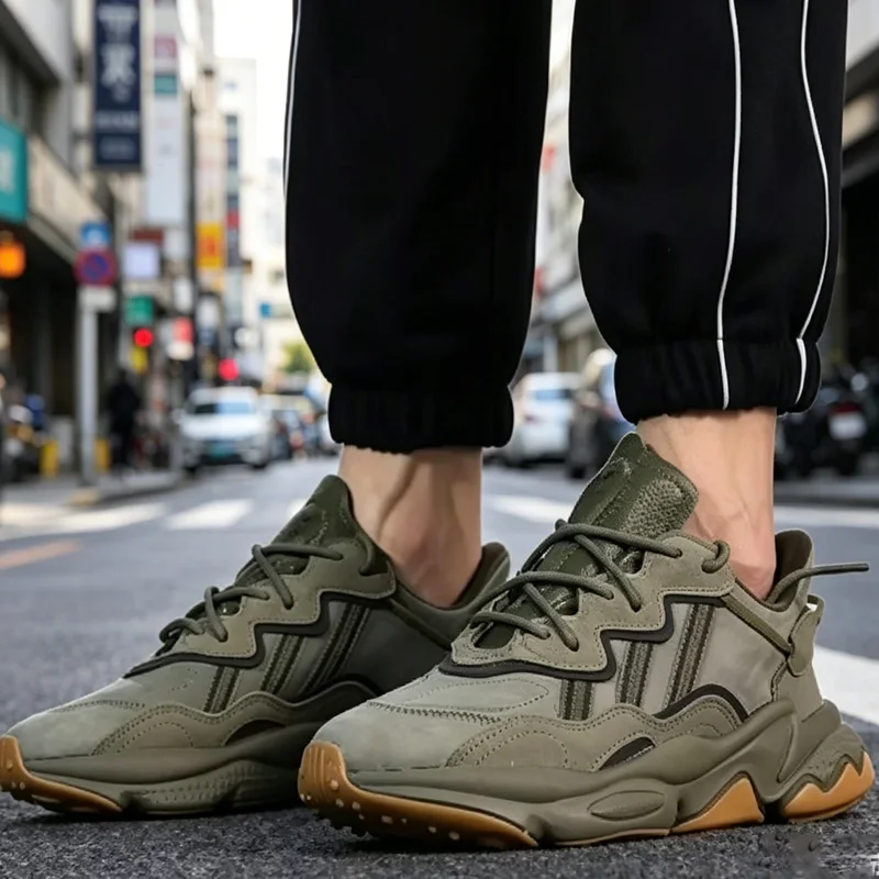 Unisex Dad Shoes Chunky Casual Sneakers Adidas Originals 2026new Retro Thick Sole Breathable Comfort Walking Shoes EE6461