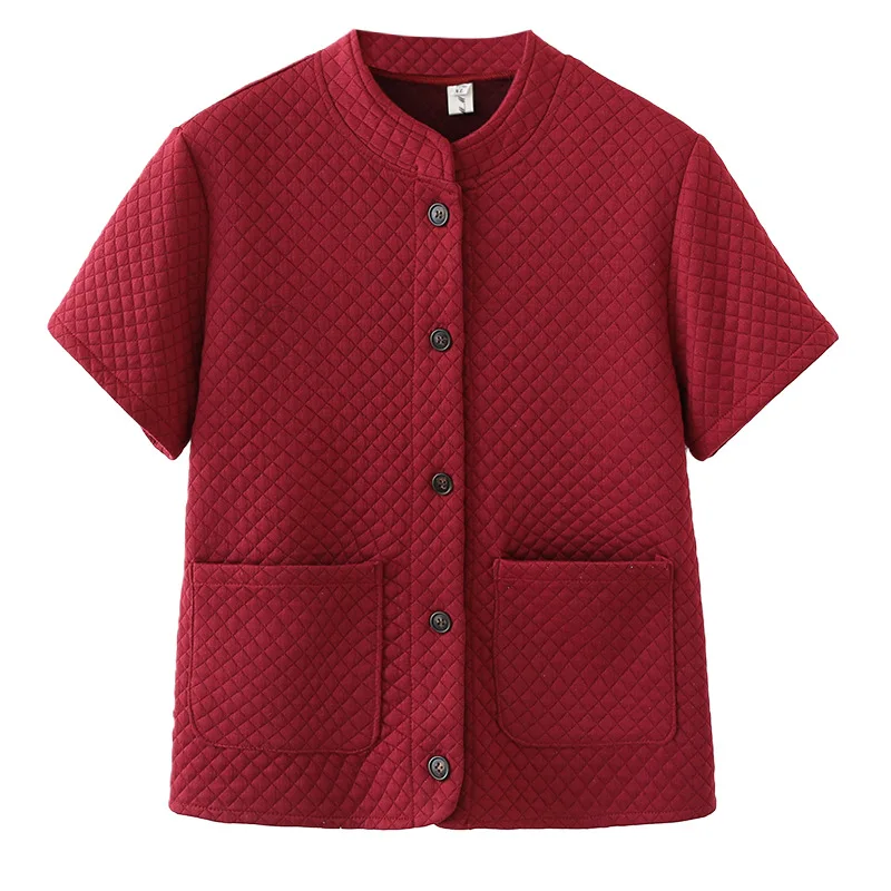 

Женская одежда больших размеров XXXXL: Модный кардиган-жилет с коротким рукавом в стиле ретро, весна 2026, модель 669