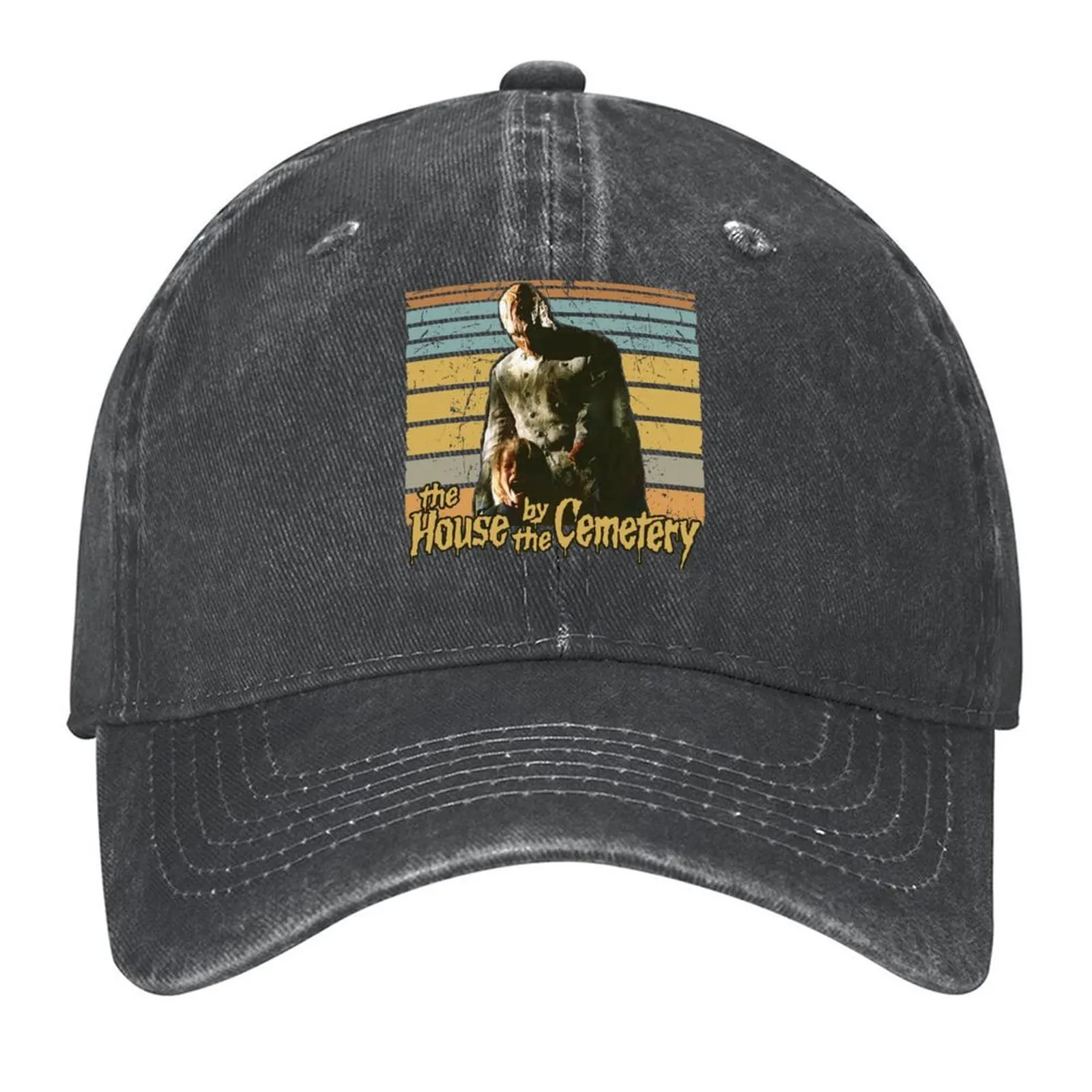 

The House By The Cemetery Halloween Gift Baseball Cap beach hat Male hat Unique hats Military Cap Man Women's Beach Men's