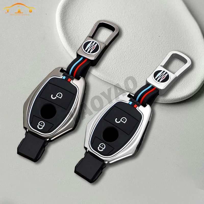 

For Mercedes Benz A B C E Class GLS GLA GLK GLC CLS CLA AMG W204 W205 W212 W463 W176 Car Key Case Cover Protector Shell