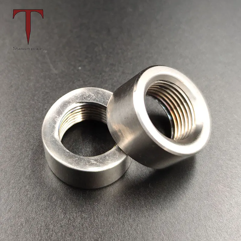High Performance Titanium/Stainless Steel 304 Exhaust Pipe O2 Sensor Weld Bung for Automotive Exhaust System