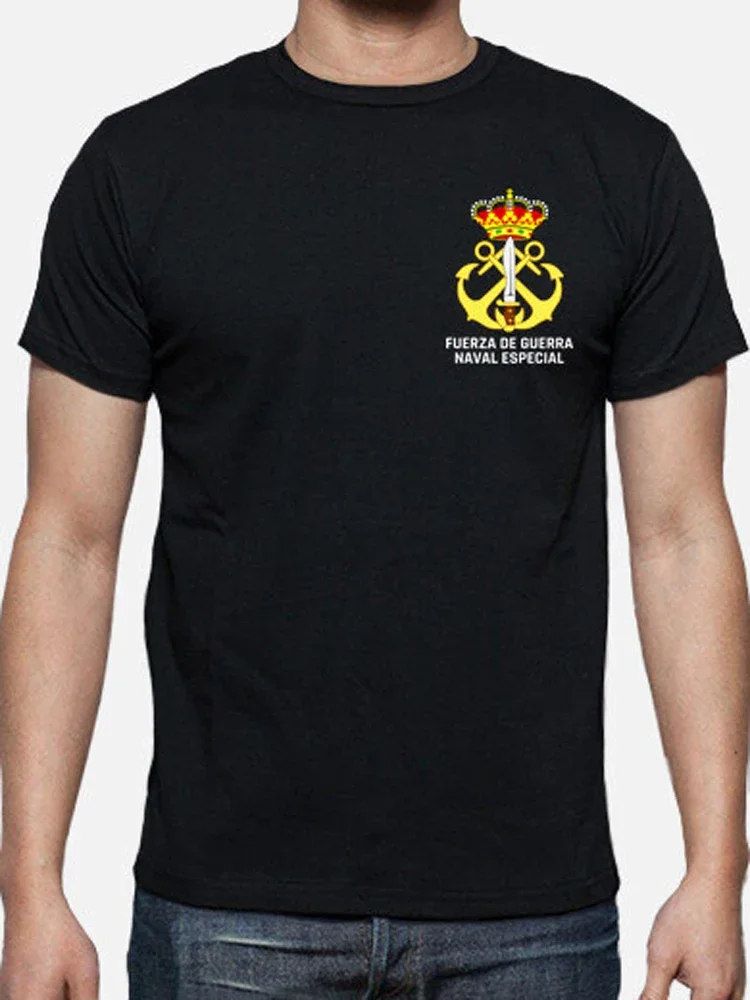 Camiseta Fuerza De Guerra Naval Especial. 100% Algodón, De Alta Calidad, De Gran Tamaño, Casual