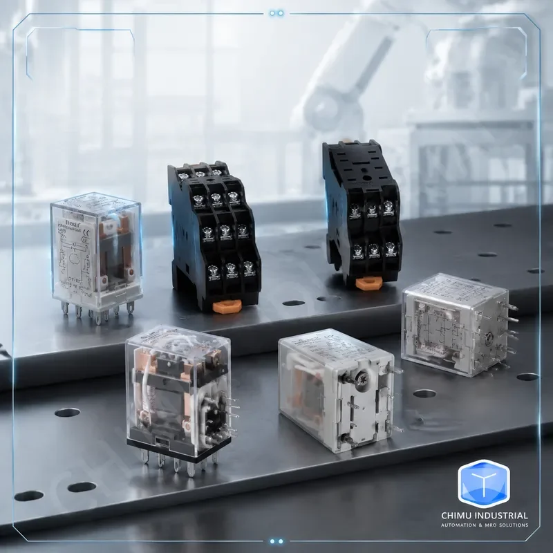 【CHIMU INDUSTRIAL】 for HH52P MY2NJ Electromagnetic Relay 8 Pin Silver Contact with Lamp DC AC