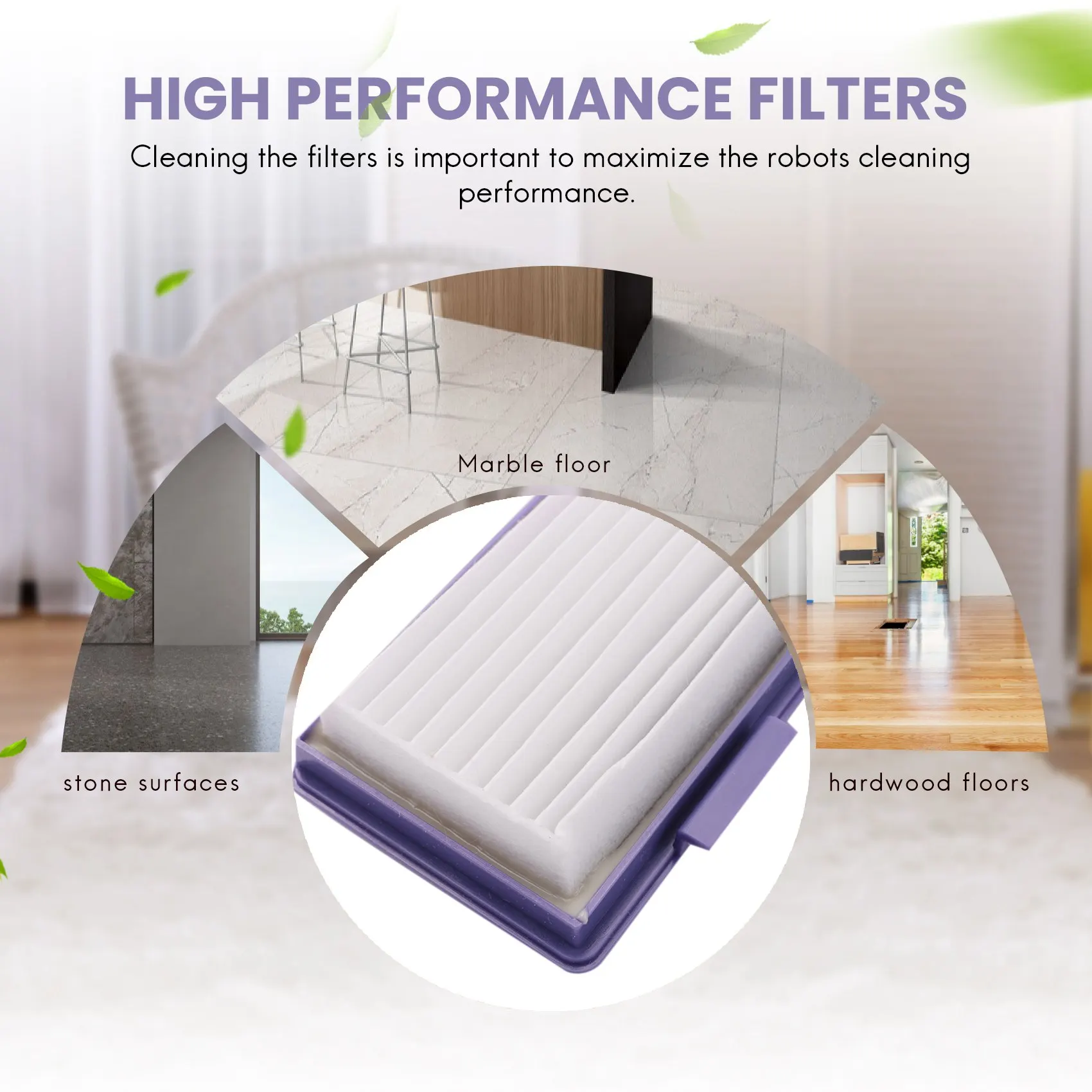 استبدال فلتر A66T لـ Neato Connected D3 D4، Botvac D Series D75 D80 D85، وسلسلة Botvac 65 70E 75 80 85 موديلات عالية