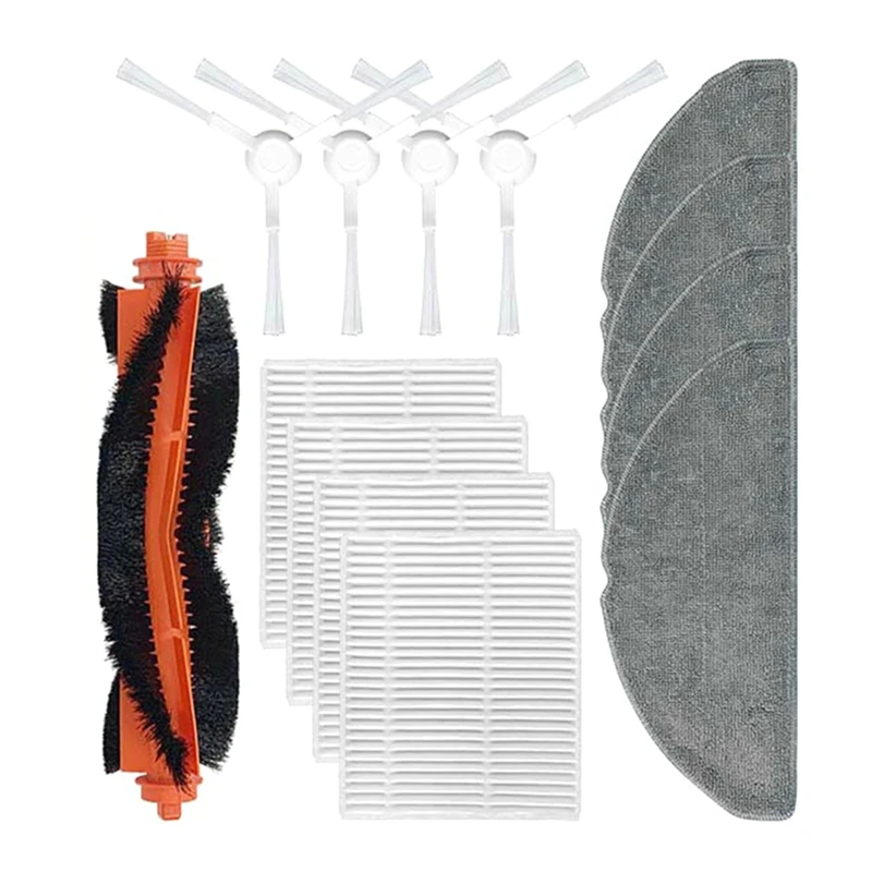 Main Side Brush Filter Mop Rags Accessories For Xiaomi Mijia C103/E10/B112 Sweeper Cleaner