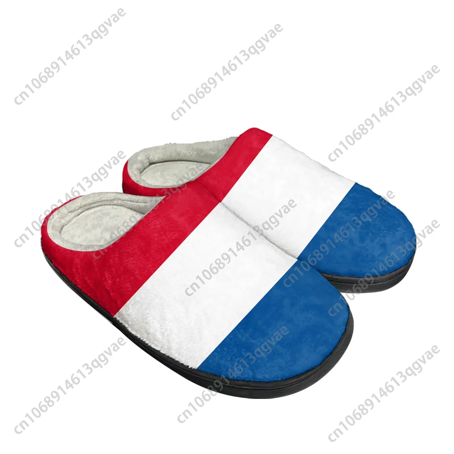 Dutch Flag Home Cotton Custom Slippers Mens Womens Sandals Netherlands Plush Bedroom Casual Keep Warm Shoes Thermal Slipper